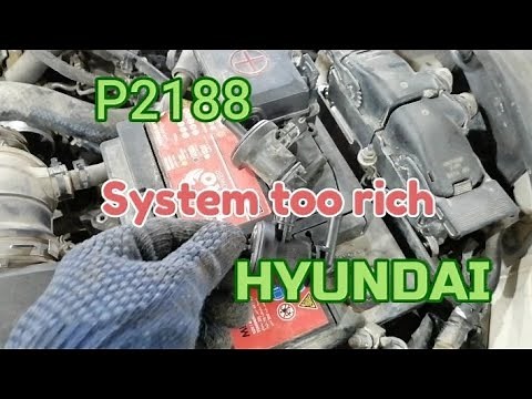 P2188 system too rich at idle: hyundai accent #autotechnician #mechanic #hyundai