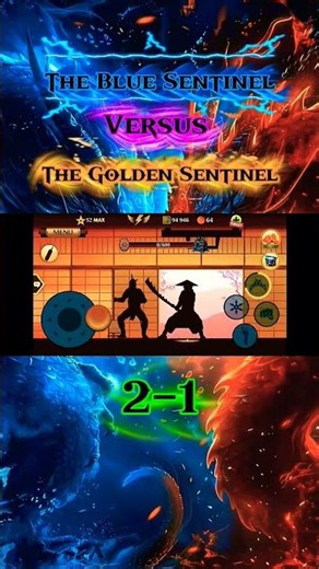 The Golden Sentinel vs The Blue Sentinel (Version 2)