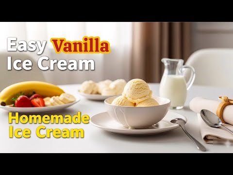 Easy Homemade Ice Cream 🍦 | No Machine Recipe | 3 Ingredients Only!