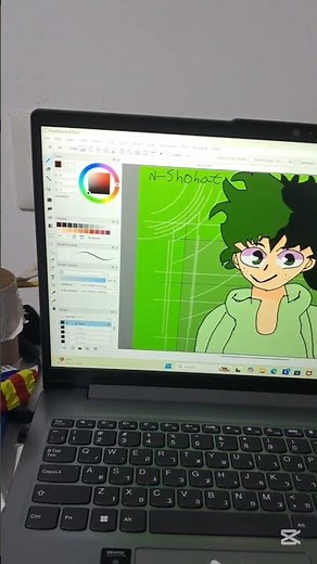 the result of learning how to draw on my laptop with my art-Pad