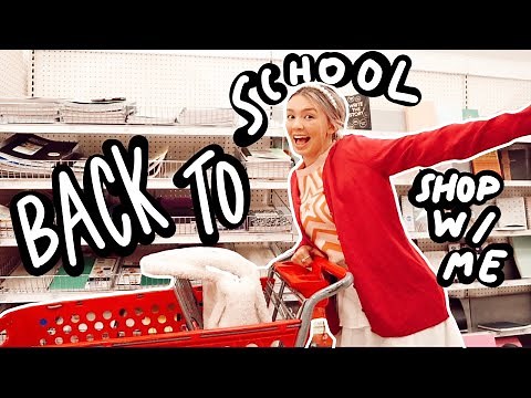 SCHOOL SUPPLY SHOPPING VLOG 2022! *SPRING SEMESTER EDITION: TARGET + WALMART*