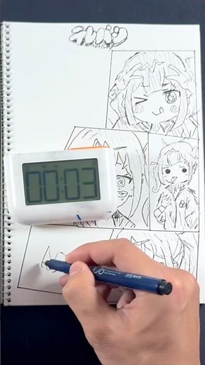 【Page4】Drawing MIKU HATSUNE from Telepathy! #初音ミク #テレパシ