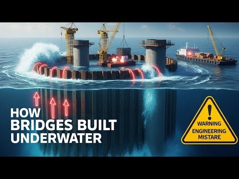 How Engineers Build Underwater Construction (Cofferdam Explained)