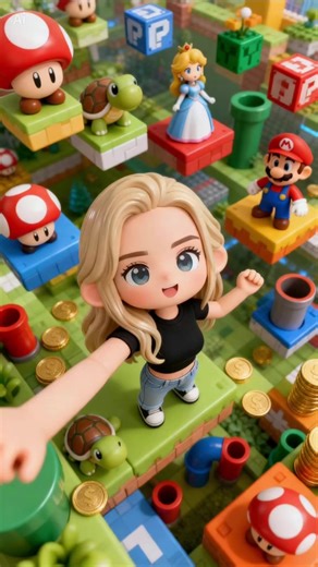 Chibi Mario bros #CapCut #capcutpioneer #pioneertemplate #supermario #mariobros