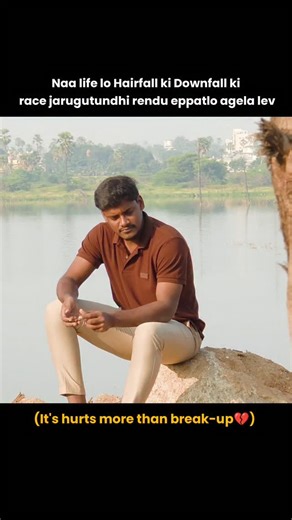 Mrvenunani 🇮🇳 on Instagram: "Hairfall 😭 It hurts more than break-up 💔"