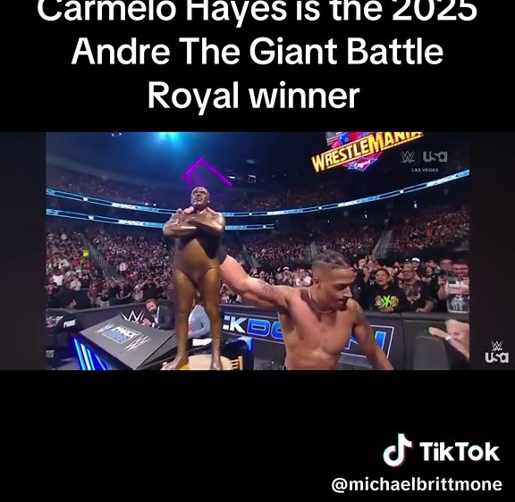 Carmelo Hayes Wins 2025 Andre The Giant Battle Royal