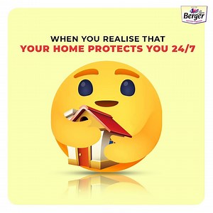 The house that protects you needs protection from those pesky mould and wall dampness. Choose the all-around waterproofing solutions to shield from problems related to damp walls. #BergerHomeShield | Berger Paints India Ltd.