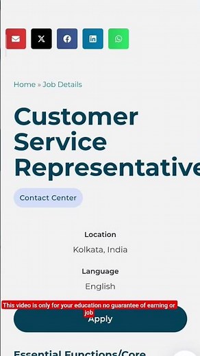Concentrix Work from home jobs July 2026 | Freshers Hiring | Work from home jobs #shorts #ytshorts