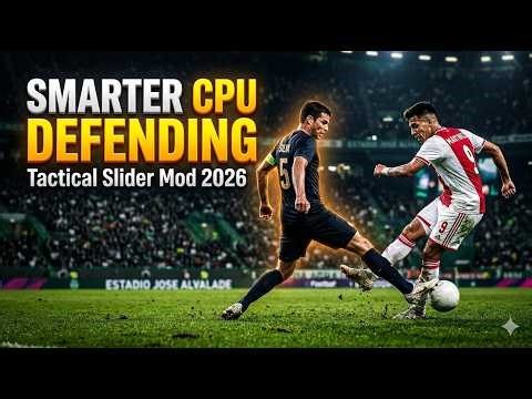 🔥 Advanced Tactical Slider Mod 2026 | Smarter CPU Defending – PES 2021 & FL26