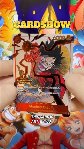 Monkey.D.Luffy ST01-012 3rd Anniversary Winner #onepieceedit #OnePiece #showcase #tcg #cards