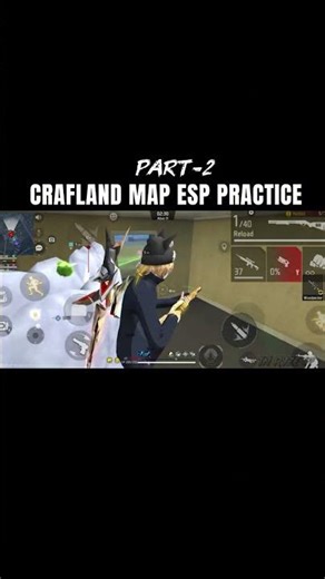 CRAFLAND MAP PRACTICE ESP 🎭 PARTH-2 #tnryze47#CRAFLAND MAP ESP PRACTICE 1 Vs 4 CLUCH