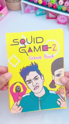 DIY Squid Game 2 Gaming book 🦑🎮 Full video tutorial available on my YouTube channel: Craftz Talent (LINK IN BIO) 🎀 #squidgame #squidgame2 ##DIY #art #craft #paper #papercraft #artandcraft #howto #fyp #fypage #foryou #foryoupage #fyppppppppppppppppppppppp