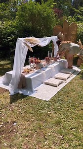 2.4K reactions · 204 shares | Mariage en plein air ? Voici une inspiration pour une table romantique et bohème 懶✨  Westwing Maison & Décoration | ELLE Décoration | Facebook