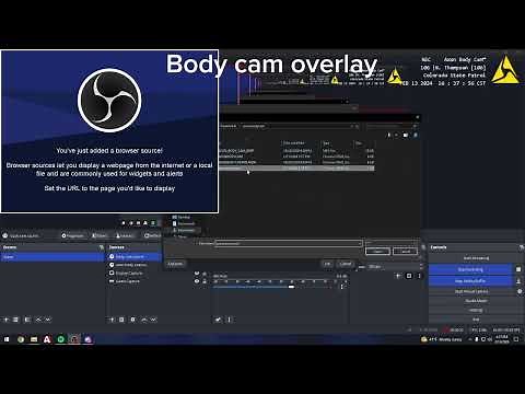 Axon Body Camera OBS Overlay