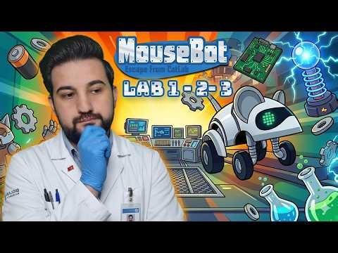 MouseBot GERÇEKTEN ÇOK EĞLENCELİ! | Lab 1–2–3 😂| İlk Bölümler Kolay Ama Ya İlerisi?