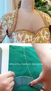 170K views · 4.8K reactions | Bridal neck design drafting #trending #reels #tutorial #viral #fashion #blouse #sewing #blouse #sewing #blouseideas #trick | khushbu_fashion_designer | Facebook