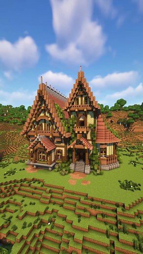 EcoSMP on Instagram: "🏰 Thornvale Manor - Medieval Mansion Minecraft house/mansion build. This medieval/fantasy manor includes a detailed interior design and is located in a beautiful location. Java/Bedrock worlds & schematic downloads are available on Patreon! 🏗️ Download: patreon.com/EcoSMP_Official 🎵 Music Courtesy Of Mojang Studios #Minecraft #MinecraftBuilds #MinecraftHouse #MinecraftMedieval #MinecraftFantasy #MinecraftMansion #MinecraftManor #EcoSMP"