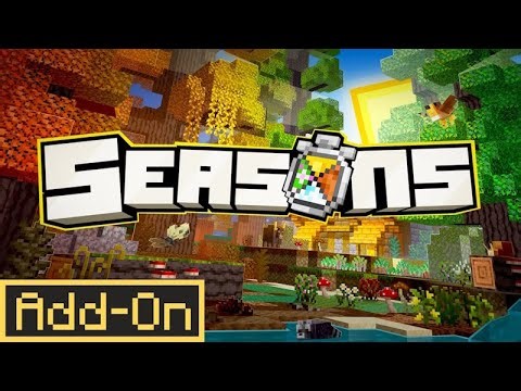 Seasons Addon 1.2 MCPE 🍂 | Dynamic Seasons, Weather & Biome Changes in Minecraft Bedrock DLC FREE