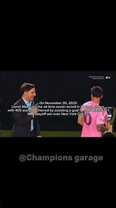 MESSI'S Record Breaking Assists! & CAR EDIT #intermiami #messi #edits