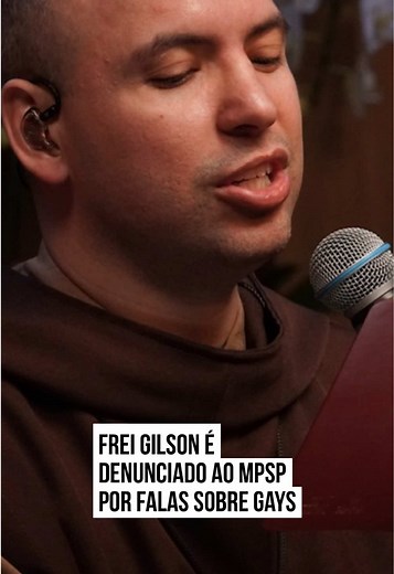 Um ex-noviço protocolou denúncia no Ministério Público de #SãoPaulo (MPSP) contra o frei Gilson da Silva Pupo Azevedo por declarações “discriminatórias contra pessoas LGBT e mulheres”. Conforme o jornalista e escritor Brendo Silva, que fez a denúncia, o religioso estaria utilizando, em homilias, entrevistas e redes sociais, falas que tratam a homossexualidade com terminologias consideradas ultrapassadas, como “homossexualismo”, além de associá-la a ideias de “desordem”, “contrariedade à lei natu