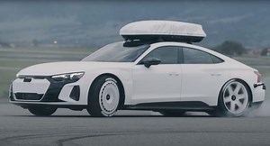 Ken Block Goes Drifting In His All-White Audi RS e-tron GT | Carscoops