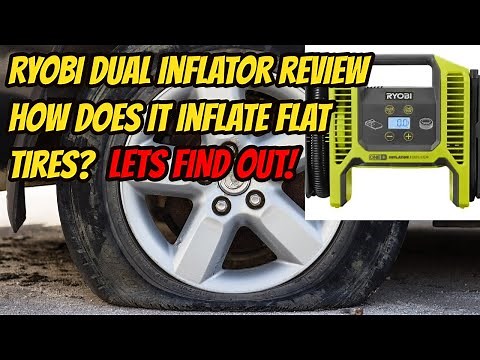 Review and Testing Ryobi Dual Inflator Deflator P747 Compressor