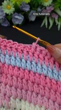 Easy pattern on this baby blanket 🤍🩷🤍🩷