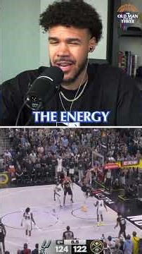 Cam Johnson on Nuggets vs Spurs OT Thriller says felt like a PLAYOFF GAME #wemby #jokic #nba #denver