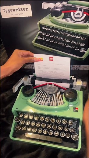 LEGO Typewriter Building Adventure