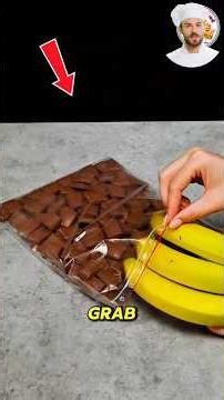 Did You Know You Can Microwave This?! 🍌🍫 #food