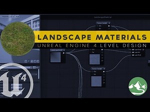 Creating Landscape Materials - #14 Unreal Engine 4 Level Design Tutorial Series