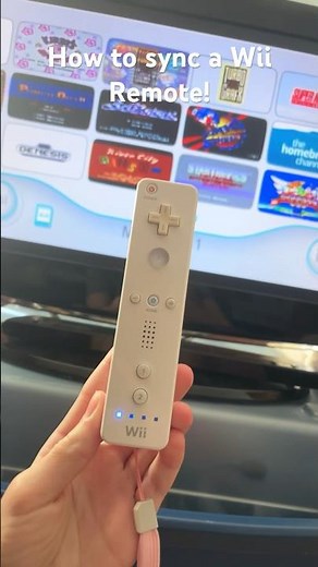 How to easily sync a Wii remote! #nintendo #retrogaming #wii #wiisports #gamecube #wiiremote #sync