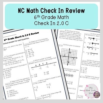 Grade 6 Math | NC Check In Review C | Test Prep