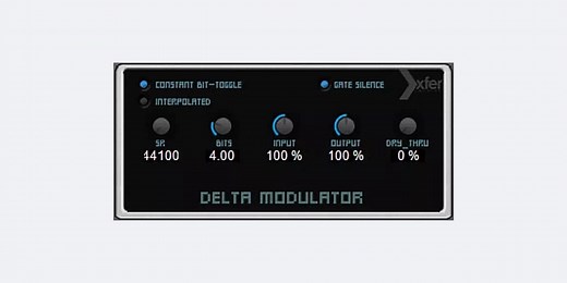 Delta Modulator Is A FREE Nintendo Bitcrusher By Xfer Records