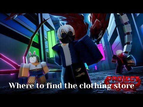 Where to find the clothing store | Roblox Project Ghoul