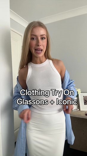 The way i didnt know i was filming in 2x speed 💀 @Glassons & @THE ICONIC try on haul #clothinghaul #tryon #glassons #theiconic