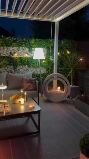 Bioethanol fireplace, but make it a modern outdoor feature for your garden 🙌🔥 #imaginfires #gardeninspo #bioethanol #biofire #biofireplace