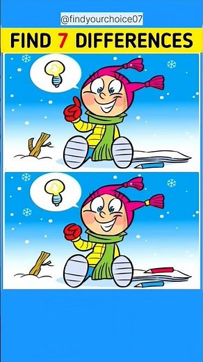 find seven difference in this image 🌄