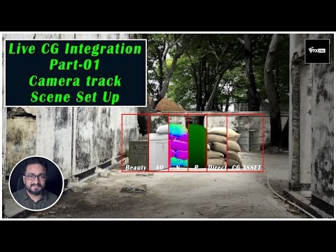 LIVE CG INTEGRATION | PART 1 | 3D CAMERA TRACKING | EXPORTING AND SCENE SETUP IN MAYA | VFX VIBE
