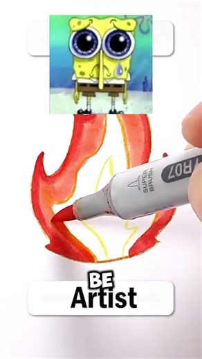 How to draw a fire 🔥#shorts