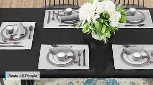 BYBLIGHT Capen 63" Rectangle Black Wood Home Office Computer Desk Study Writing Table Farmhouse Workstation Thickened Metal Frame BB-HL087-ZZ-C - The Home Depot