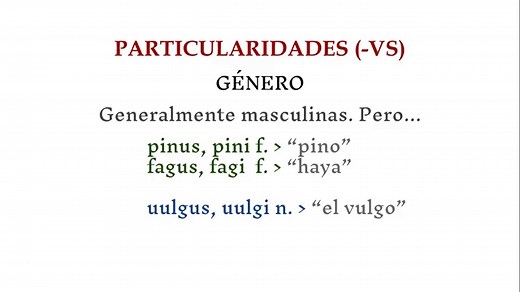 2.2. SEGUNDA DECLINACIÓN DEL LATÍN - LATÍN ONLINE