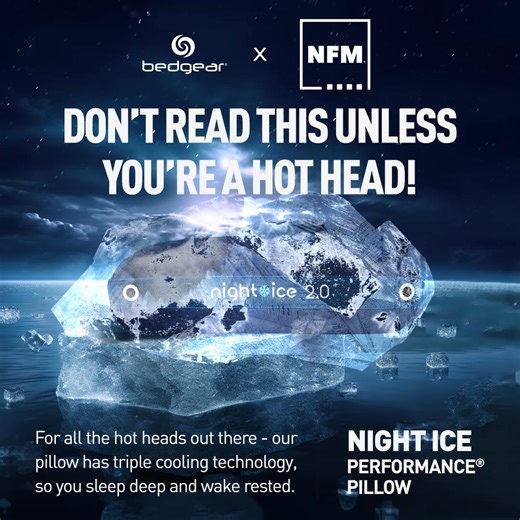 Hot sleepers, meet BEDGEAR’s coolest pillow yet. With three layers of cooling technology, Night Ice is built to keep you cool all night long—and it’s on sale right now at NFM. | NFM | Facebook