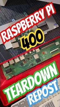 Raspberry Pi 400 Teardown #raspberrypi #repost