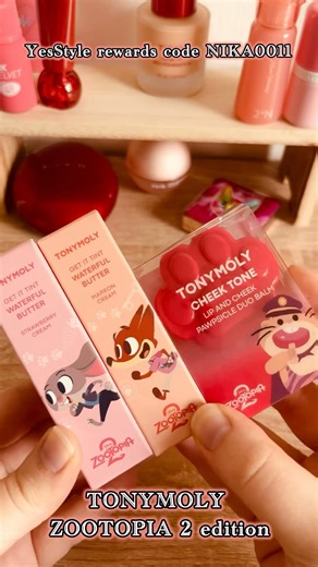 TONYMOLY ZOOTOPIA 2 edition 😍 #kbeauty #koreanmakeup #yesstyle