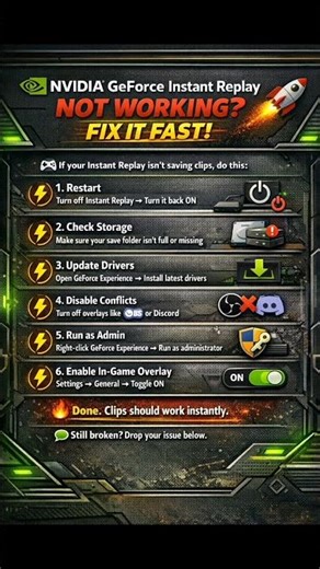 How To Fix NVIDIA Geforce Instant Replay Not Working