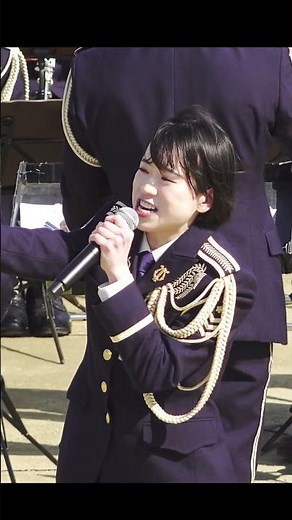 「激! 帝国華撃団」4 歌姫 濱野萌々子の十八番 指揮：２等陸佐 佐藤文俊 創隊６５周年記念行事 陸上自衛隊 中部方面音楽隊 第３音楽隊合同 伊丹駐屯地 向島おどりミックス #shorts