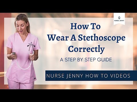 How To Wear A Stethoscope Correctly Nurse Jenny