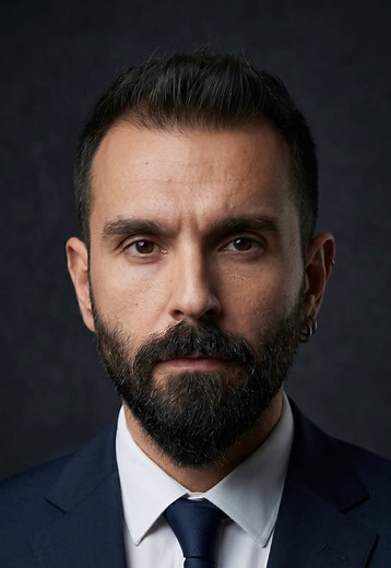 İş arayanlar LinkedIn fotosunu bununla değiştiryor 😳 Reklam Prompt: Use the uploaded photo of Onur Binay as the strict identity reference for the main subject. Replace the person in the reference portrait with Onur Binay while preserving Onur’s exact facial features, hairstyle, hairline, beard, skin tone, face shape, proportions, and overall identity. Do not alter, beautify, age, stylize, or change his face. Create an ultra-realistic cinematic studio portrait inspired by the reference image: cl