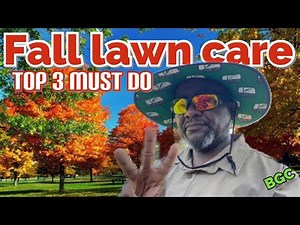Fall Lawn care for all lawns only 3 things needed for Spring Success